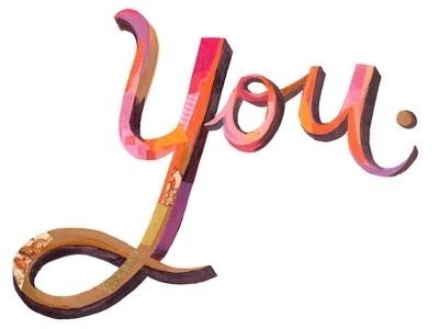 Dribbble - You by Darren Booth #typography