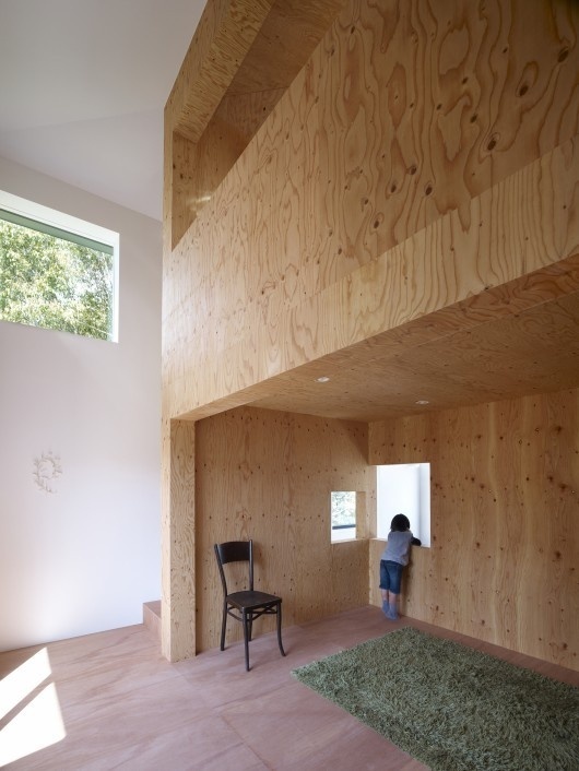 © Toshiyuki Yano #plywood #architecture #japan