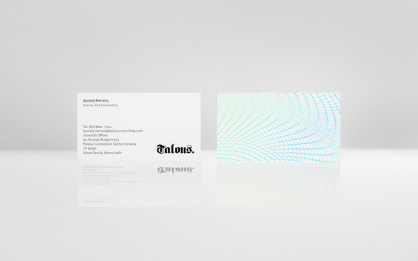 Anagrama | Talous Consulting #card #business