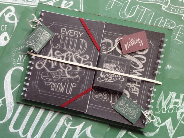 Chalkboard Lettering Stationery Set #chalk #branding #stationery