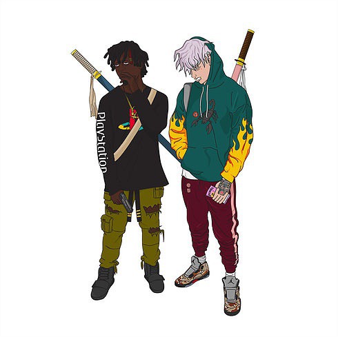 Illustration for Album cover #tshirt #layout #illustration #streetwear #cartoon #CD #album #packaging #anime