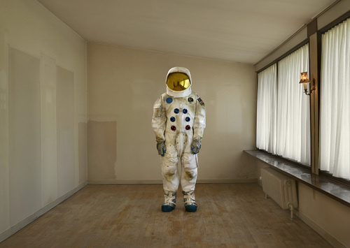 Crash Landed #astronaut #photography