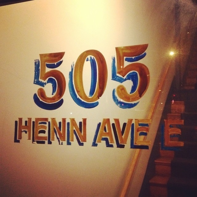 505 Henn Ave E. Obviously some awesome sign painting happened here awhile ago. #lettering #typehunting #signhunting #painted #hand #typography