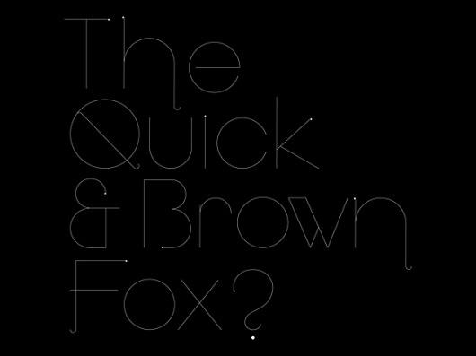 Spot thin on the Behance Network #thin #spot #typography