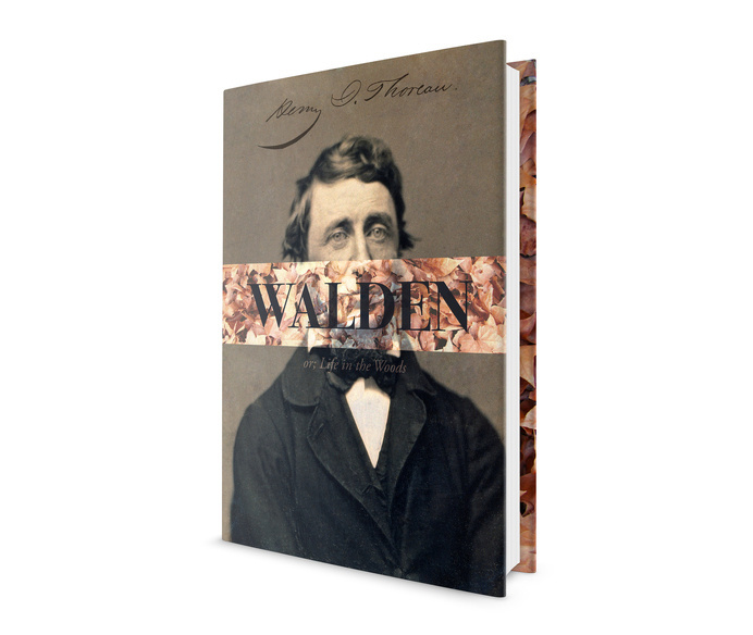 Walden, by Thoreau, book design by The Frontispiece
