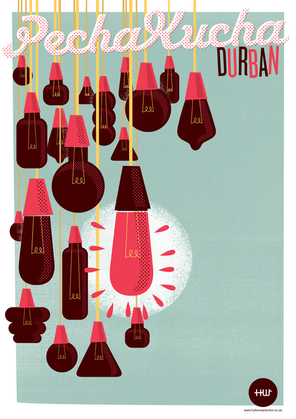PECHA KUCHA POSTER on Behance #illustration