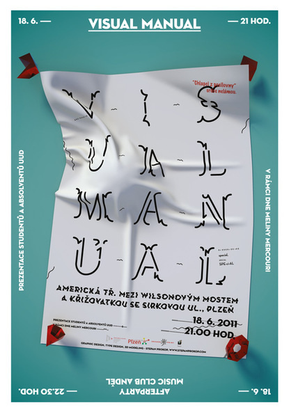 Poster inspiration example #254: Baubauhaus. #poster