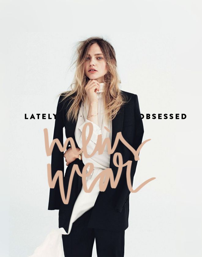 LATELY OBSESSED: MEN'S WEAR