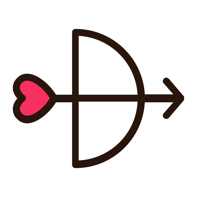 See more icon inspiration related to bow, cupid, love, arrow, love and romance, valentines day, valentine, bow and arrow, lovely, romanticism, romantic and weapons on Flaticon.