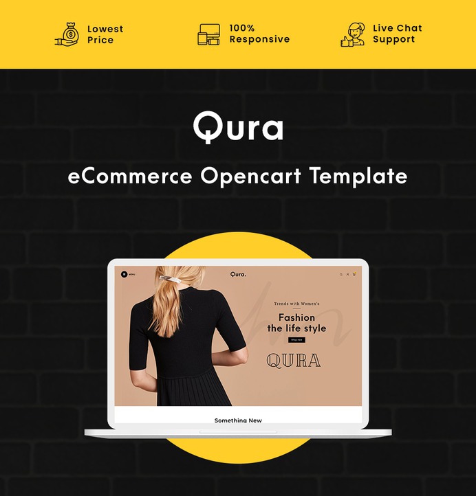 #Qura #Fashion #Boutique - #Opencart #MultiPurpose #Responsive #Theme | #TemplateTrip #eCommerce #Website #Design #Template