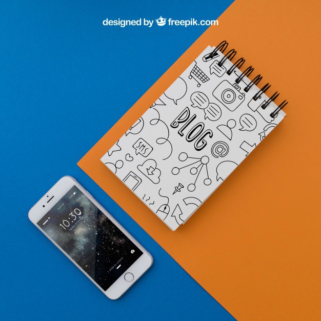 Notepad and smartphone on orange and blue background Free Psd. See more inspiration related to Background, Mockup, Paper, Blue, Mobile, Orange, Doodle, Smartphone, Mock up, Drawing, Decorative, Display, Screen, Notepad, Up, Items, Composition and Mock on Freepik.