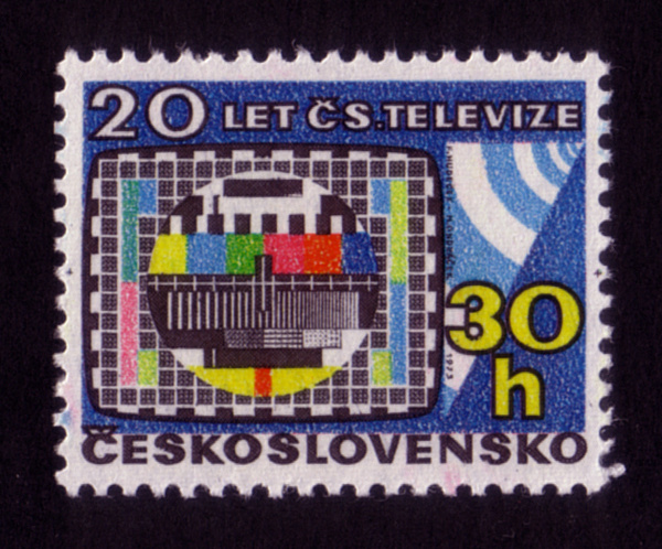 All sizes | 20 years of Czechoslovak television | Flickr Photo Sharing! #stamp