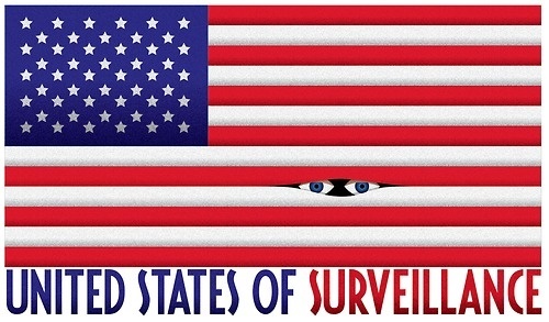 Illustration #vigilance #flag #eyes #illustration #surveillance