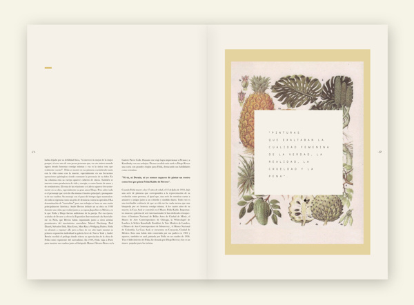 Frida Kahlo . Hacedores de mundo on Behance #spreads