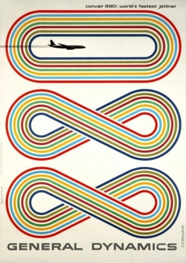 Typeverything.com -Â Convair 880 poster designed by... - Typeverything #lettering #poster