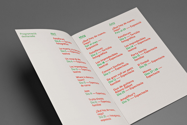 Centre cívic Can Felipa #editorial #brochure #typography