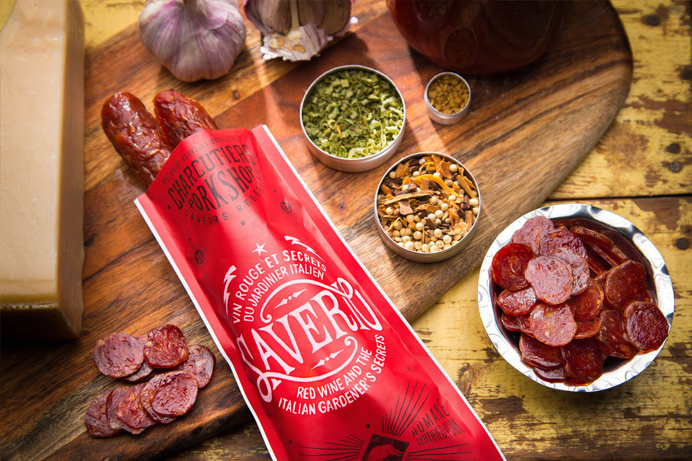 pork, package, seal, mark, logo, color, bright