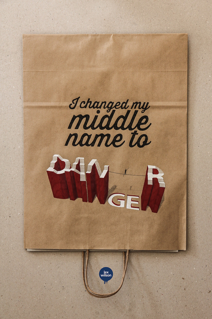 Amazing 3D Typography by Lex Wilson