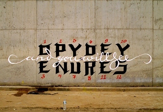 ..openyoureyesandyouwillsee.. | Flickr - Photo Sharing! #graffiti #paint #message #type #spray #typography
