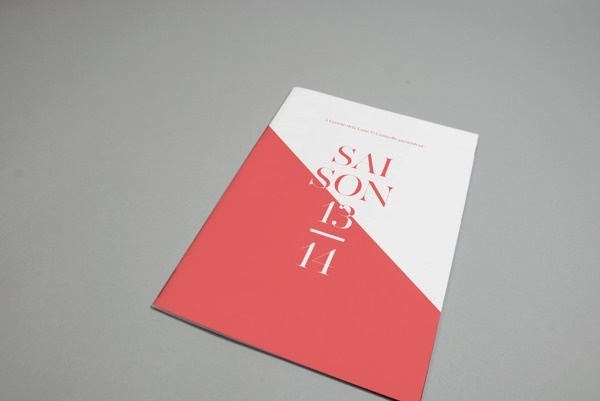 Catalog Cultural Centers cover #edition #france #saison #book #cerise #lille #pantone #layout #editorial
