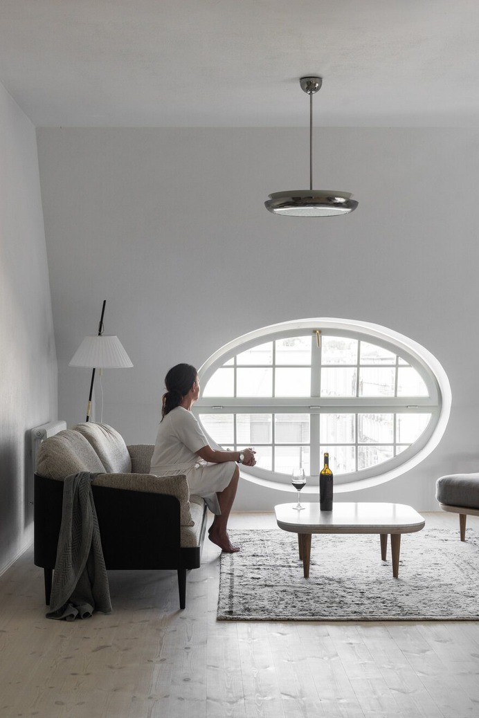 living room, Loft Kolasiński