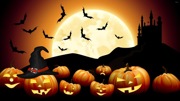 beginner easy halloween paintings & paint by numbers #painting