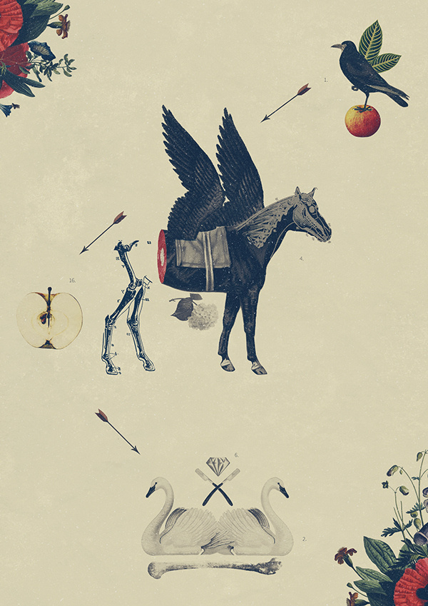 El Camino de la Vida on Behance #camino #vintage #collage #love #life