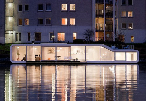 CJWHO ™ (+31ARCHITECTS | Watervilla de Omval, Amsterdam,...) #netherlands #houseboat #design #floating #photography #architecture #reflections #amsterdam