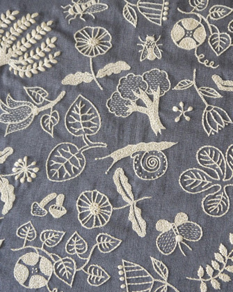 yumiko higuchi #pattern #nature #embroidery