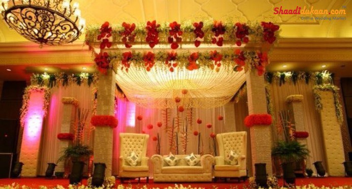 indoor wedding stages