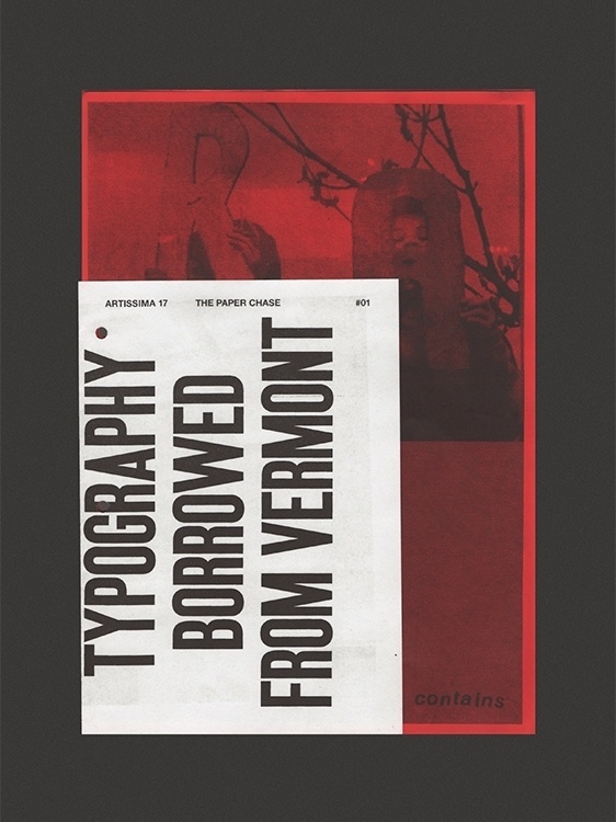 Delphine Dubuisson | Graphic Design | Artissima Bulletins #vermont #type #from #borrowed