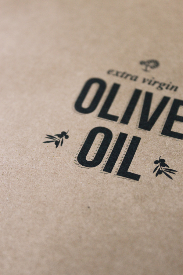 Olive Oil for Piscopo Gardens #malta #branding #packaging #brown #stevesandco #type #oliveoil #paper #oil