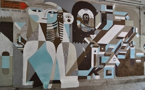FFFFOUND! #nelio #art #street #blue #grey