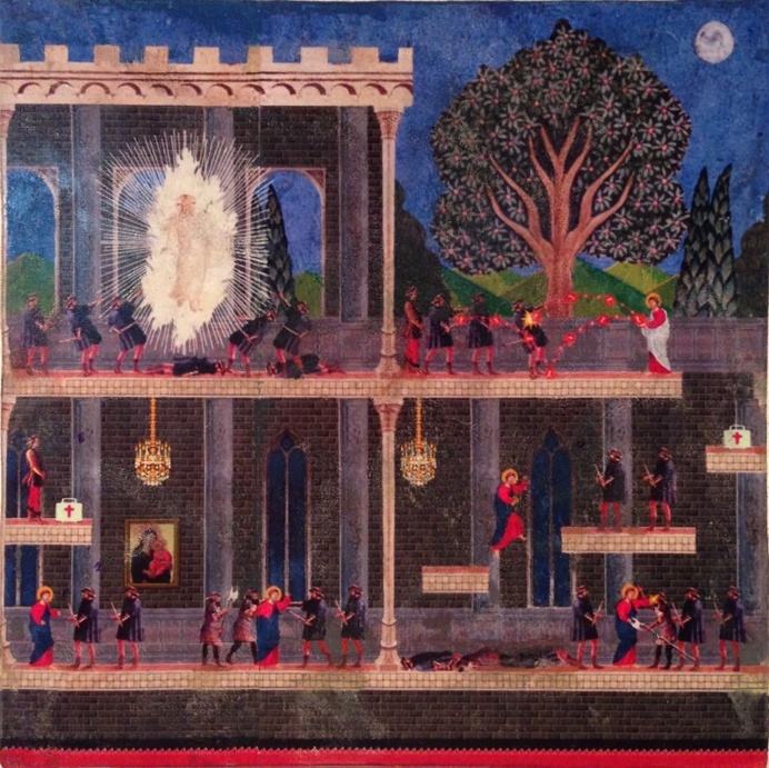 Renaissance mixed with video games in Genesis 2014 by Dan Hernandez
