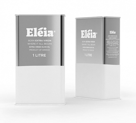 Eleia Olive Oil | Shiro to Kuro #packaging #white #black and white #product design