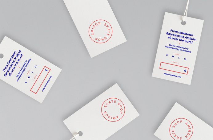 Leon Jorge - Amigos Skate Shop brand layout business cards