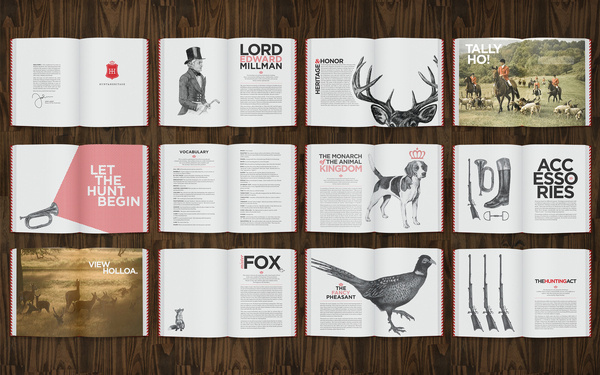 Hunt & Heritage Brochure - by Cecilia Hedin #print #book #animal #brochure #editorial #hunt