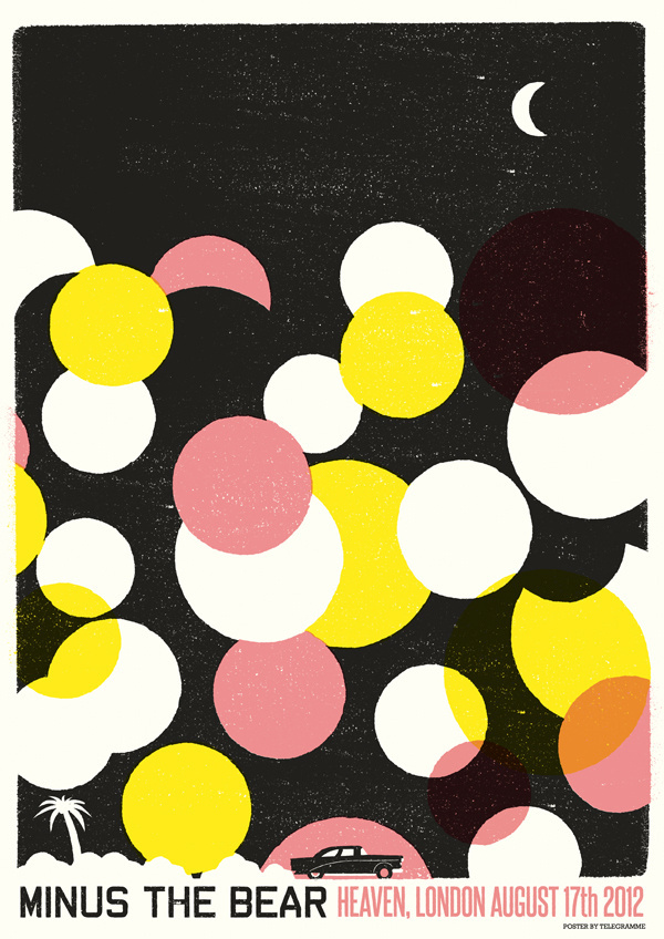 Telegramme #screen #gig #print #poster