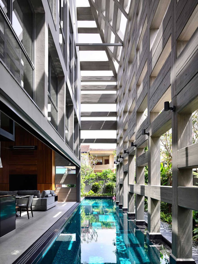 Concrete Light House with Attic, Basement and Swimming Pool