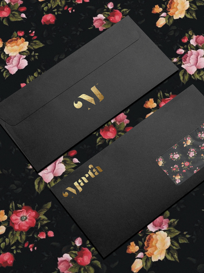 marta branding brand identity flowers beautiful dawid cmok poland mindsparkle mag logo logotype flower stationery cd fashion style business