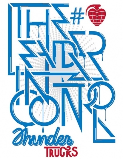 CUSTOM LETTERS, BEST OF 2010 DAY 2 — LetterCult #legendary #lettering #berto #trucks #thunder #type