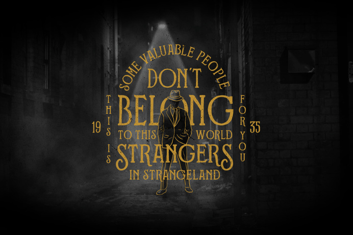 STRANGERLAND FONT on Behance