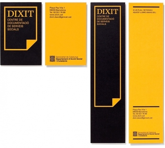 Txell GrÃ cia / Dixit, Centre de DocumentaciÃ³ de Serveis Socials #design #graphic #identity #stationery #logo #dixit