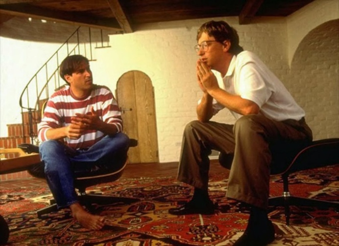 Steve Jobs and Bill Gates