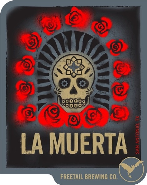 Freetail La Muerta #packaging #beer #label #bottle