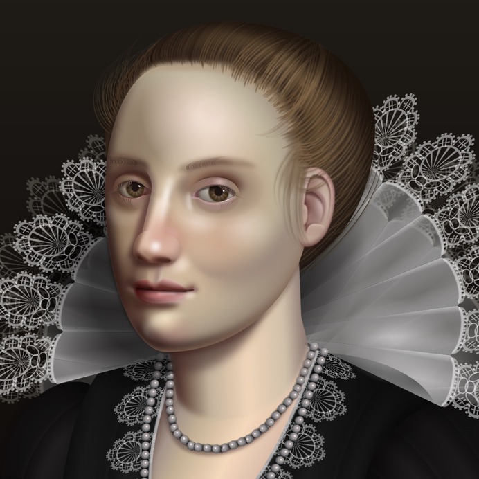 Painting Art With HTML/CSS - INSPIRED BY FLEMISH BAROQUE OIL PORTRAITS.