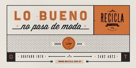Dribbble - Lo-bueno.jpeg by Martin #mark #recycle #clothes #second #vintage #logo #hand