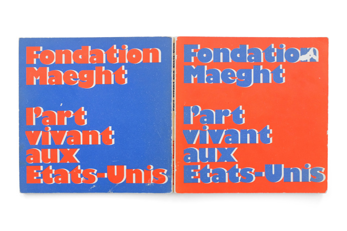 L'art vivant aux états-unis - Fondation Maeght (1970)