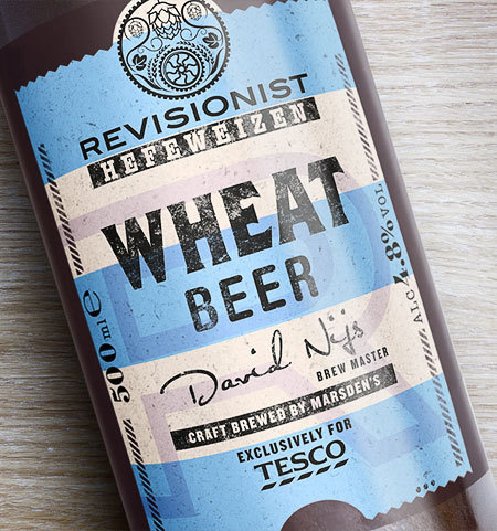 Tescos Revisionist #packaging #beer #type