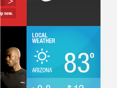 WEATHER UI #pattern #weather #interface #texture #website #blue #web #neon